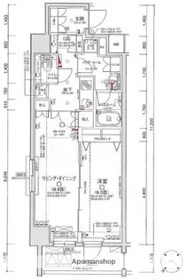 日神デュオステージ関内【4階】の間取り