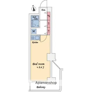 エクレール武蔵小杉【3階】の間取り