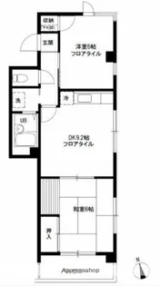 渡辺マンション【2階】の間取り