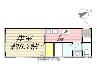 マーベルサイド一番館【2階】の間取り