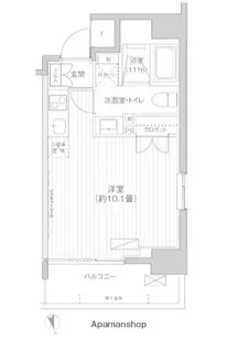 コスモリード川崎【4階】の間取り