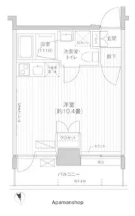TI−KAWASAKI【9階】の間取り