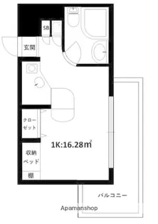 ラ・パルフェ・ド・コンセルト【3階】の間取り