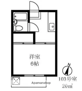 ホワイトコートカヤ【1階】の間取り
