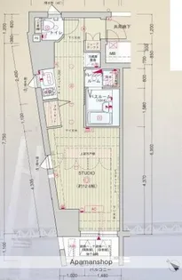 エステムプラザ横濱元町山手【4階】の間取り