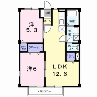 プレジデント【2階】の間取り