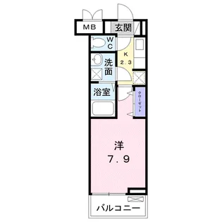 エスポアメゾン【3階】の間取り