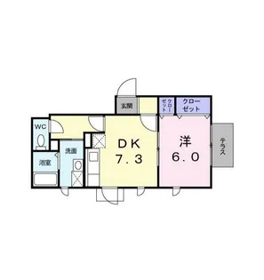 アヴニール77 A棟【1階】の間取り