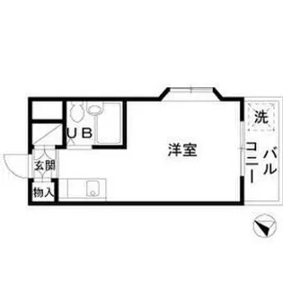 サウスフィリー【3階】の間取り