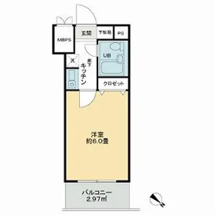 ライオンズマンション川崎貝塚第2【3階】の間取り