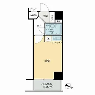 ライオンズマンション川崎貝塚第2【2階】の間取り