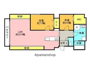 シェリーヒルズ横浜【3階】の間取り
