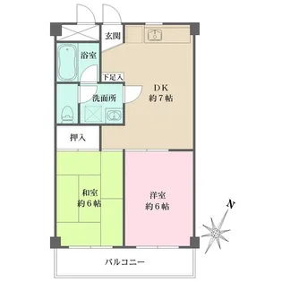 レジデンス・デュー【3階】の間取り