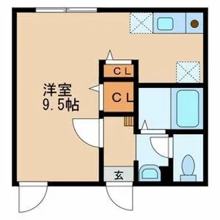 パレ・ドール旗の台【2階】の間取り