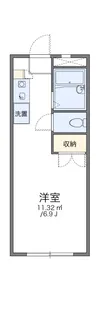 レオパレスANNEX新川崎【2階】の間取り