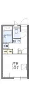 レオパレスアンジェリークⅢ【2階】の間取り