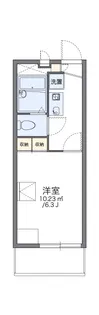 レオパレスなかやま【3階】の間取り