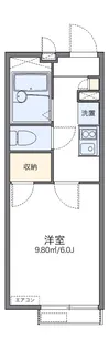 レオパレスグランドKIⅡ【2階】の間取り
