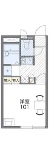 レオパレスクリーンヒルズ南戸塚【2階】の間取り