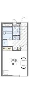 レオパレス山王【1階】の間取り