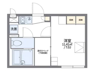 レオパレスプレミール【2階】の間取り