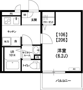 リブリ・エクシト【2階】の間取り
