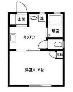 エンゼルハイツ【101号室号室】の間取り