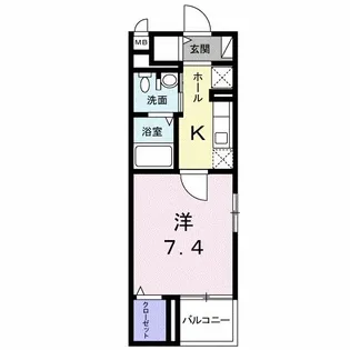 グランツ・K【3階】の間取り