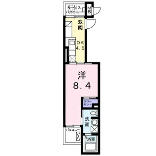 ブランドール湘南【4階】の間取り