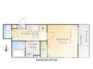 CULFE【1階】の間取り