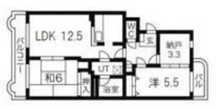 ベルヴェデーレII【3階】の間取り
