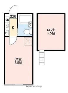 プラザ・ドゥ・サウザー【2階】の間取り