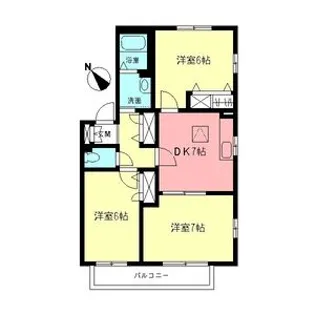 シエルⅡ【2階】の間取り