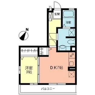 サンハイムA【2階】の間取り