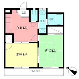 ビューテラス・タカハシ【1階】の間取り