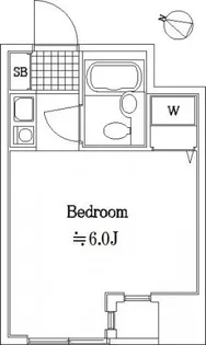 ビッグヴァンステイツ横浜大通り公園【9階】の間取り