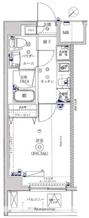 レーヴ横浜花月園前ステーションID【3階】の間取り