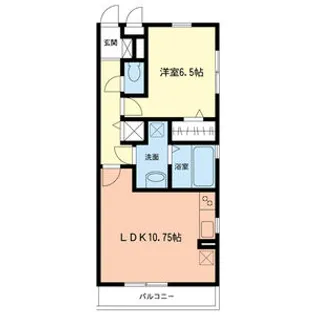 ボヌール【3階】の間取り