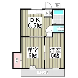 Mハイツ【2階】の間取り