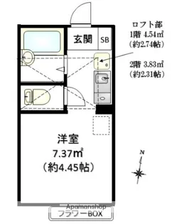 ポンデロッサ小田弐番館【1階】の間取り