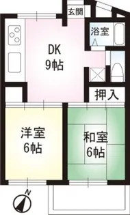 カサ・デ・センテレオ【2階】の間取り