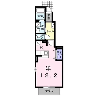 カーサ プリマ【1階】の間取り