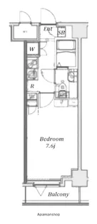 リヴシティ関内【6階】の間取り