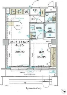 リヴシティ関内【8階】の間取り