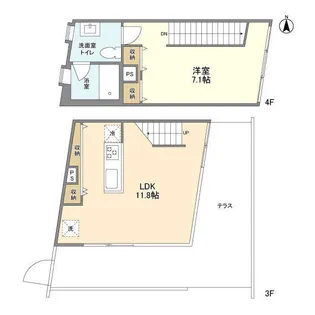 RETE TAMAPLAZA【3階】の間取り