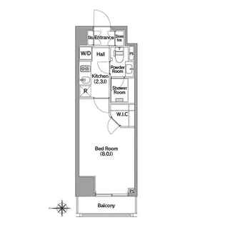 1Kの間取り画像