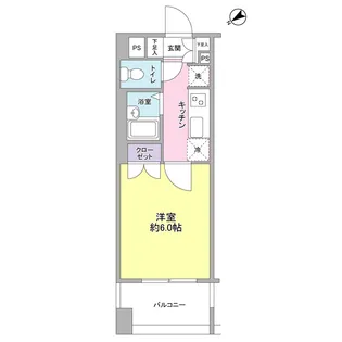 プロスペール溝の口【3階】の間取り
