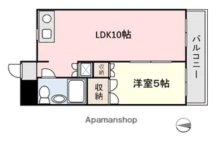 グランサム桜ヶ丘【2階】の間取り