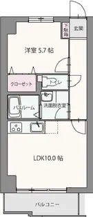 コロッサル六地蔵【5階】の間取り