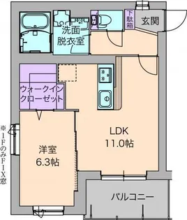 ホワイトアーミン湘南【2階】の間取り